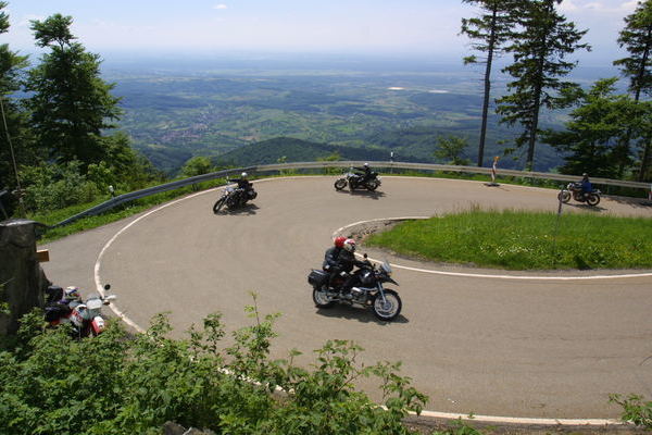 Motorradtouren durch das Dreilndereck sind beliebt.